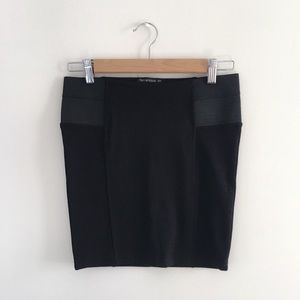 NWOT Terranova Black Bodycon Mini Skirt XS